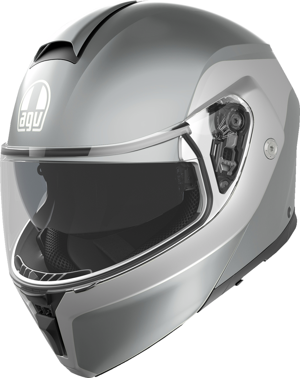 AGV Streetmodular Helmet Levico Double Light Gray for Large Fits Motorcycles and Scooters