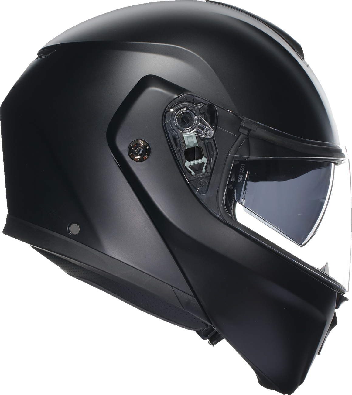 AGV Streetmodular Helmet Mono Matte Black - Medium | Fits Honda, Yamaha, Kawasaki, Suzuki, Harley-Davidson, and more
