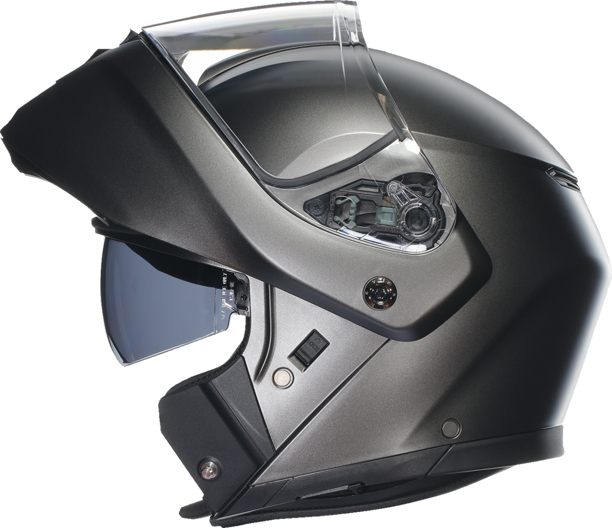 AGV Streetmodular Helmet 2XL Matte Gray - Perfect for Street Motorcycle Riders
