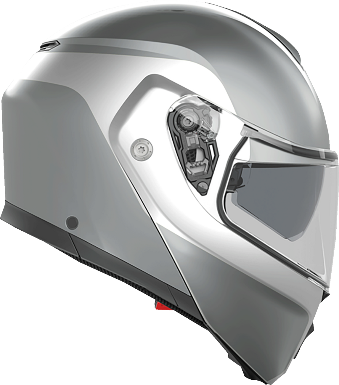 AGV Streetmodular Helmet Levico - Double Light Gray for 2XL Motorcycle Riders