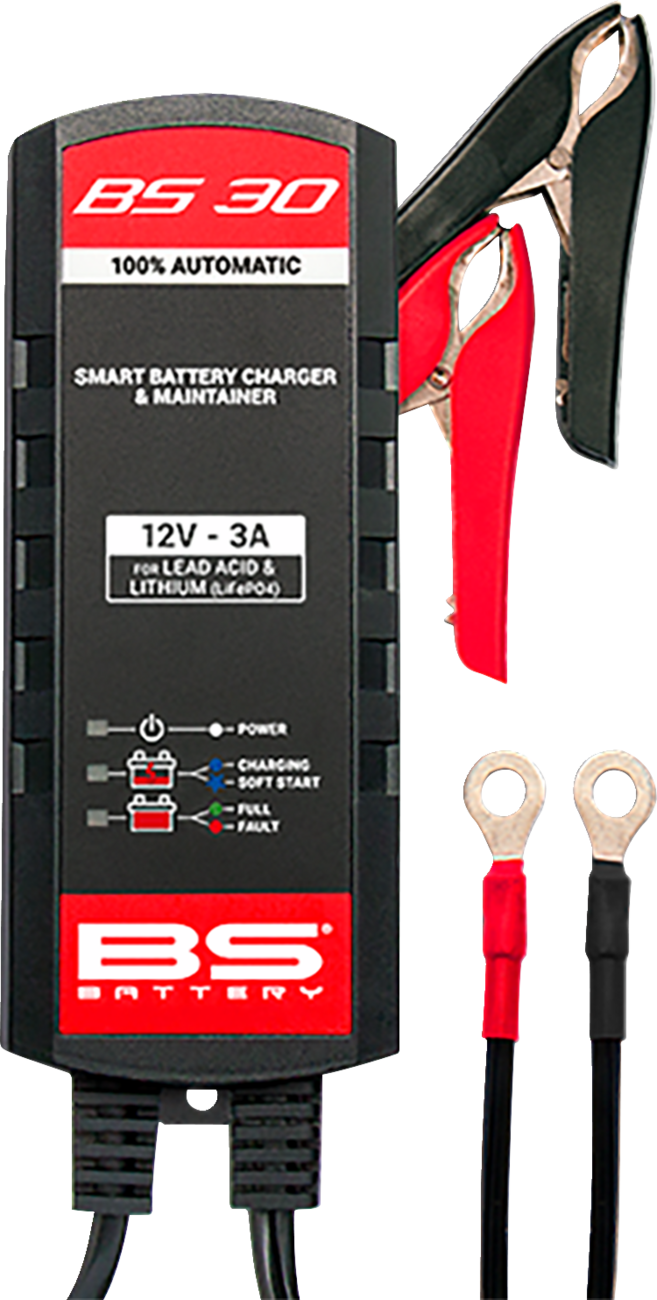 BS BATTERY Battery Charger/Maintainer - BS 30 - 12V - 3 A 700572