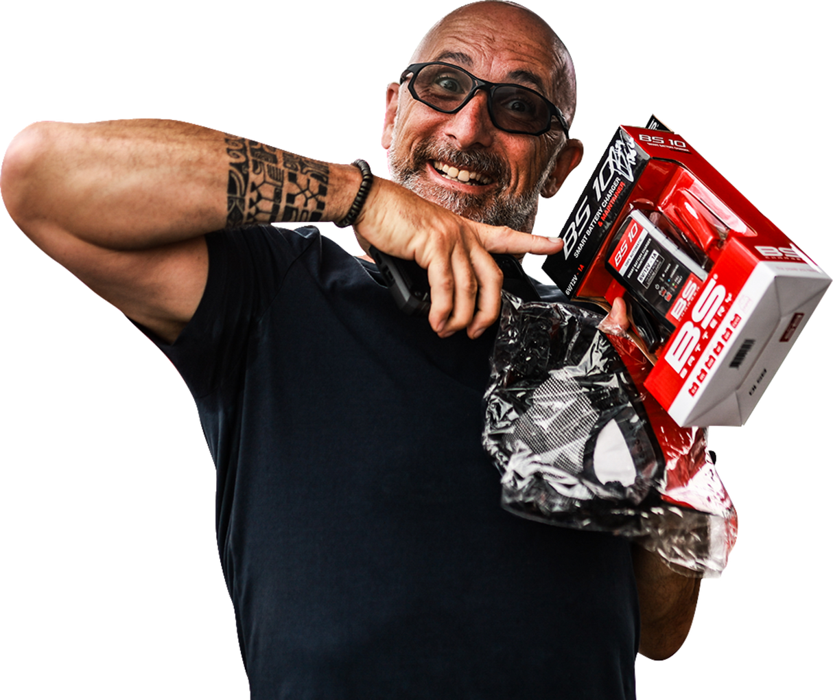 BS BATTERY Battery Charger/Maintainer - BS 10 - 6 V/12 V - 1 A 700571