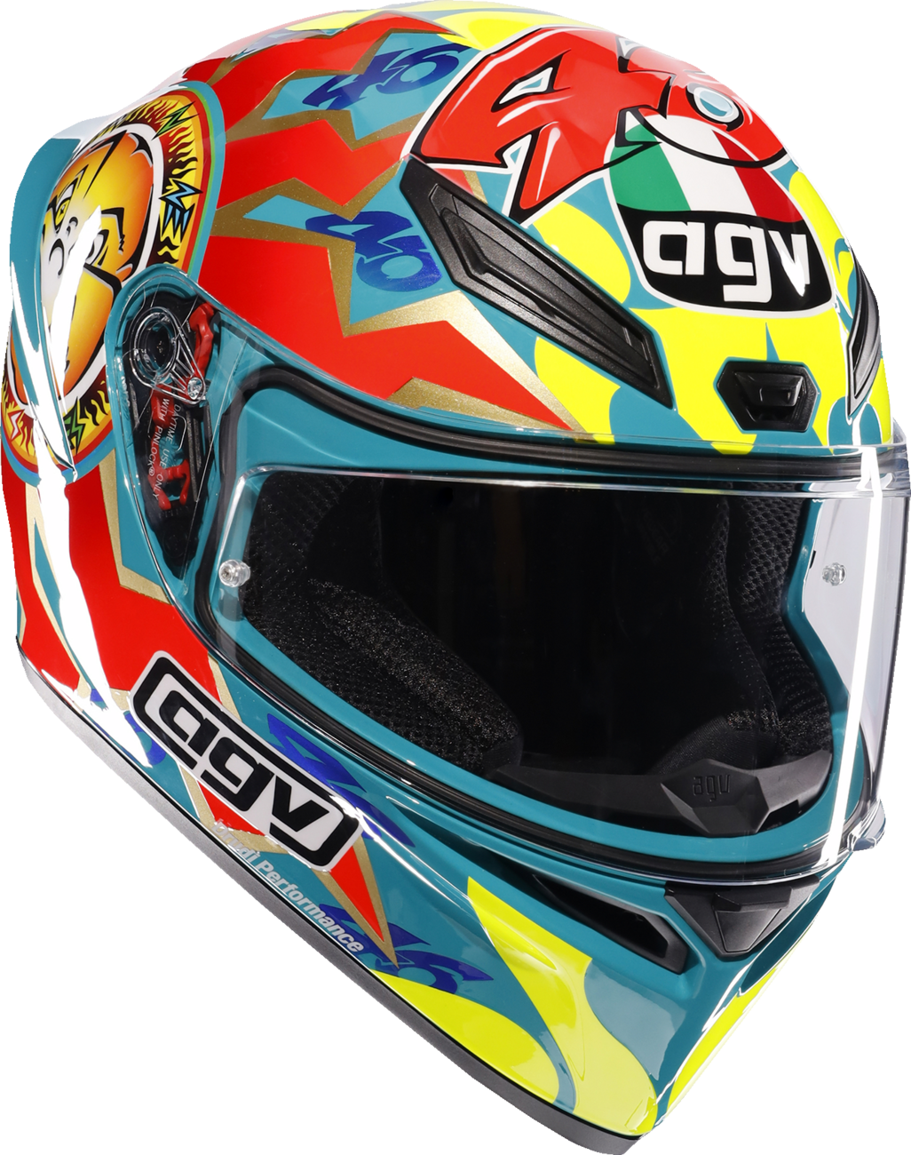 AGV K1 S Rossi Mugello 1999 Motorcycle Helmet – Medium Fit for Street and Track Use