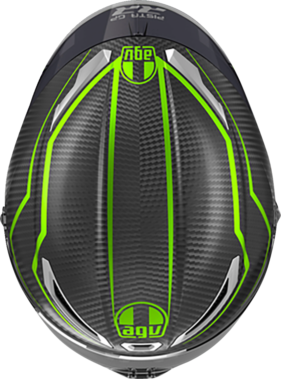 AGV Pista GP RR Performante Carbon/Lime Helmet - Small, Motorcycle Racing Helmet with Carbon Shell and Race-Ready Features