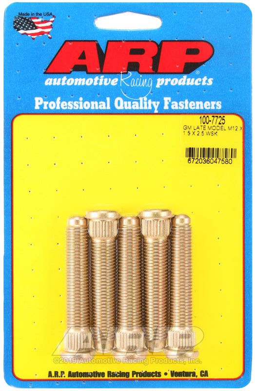 ARP Late Model GM M12x1.50 Wheel Stud Kit for Chevrolet, Ford, Dodge Vehicles