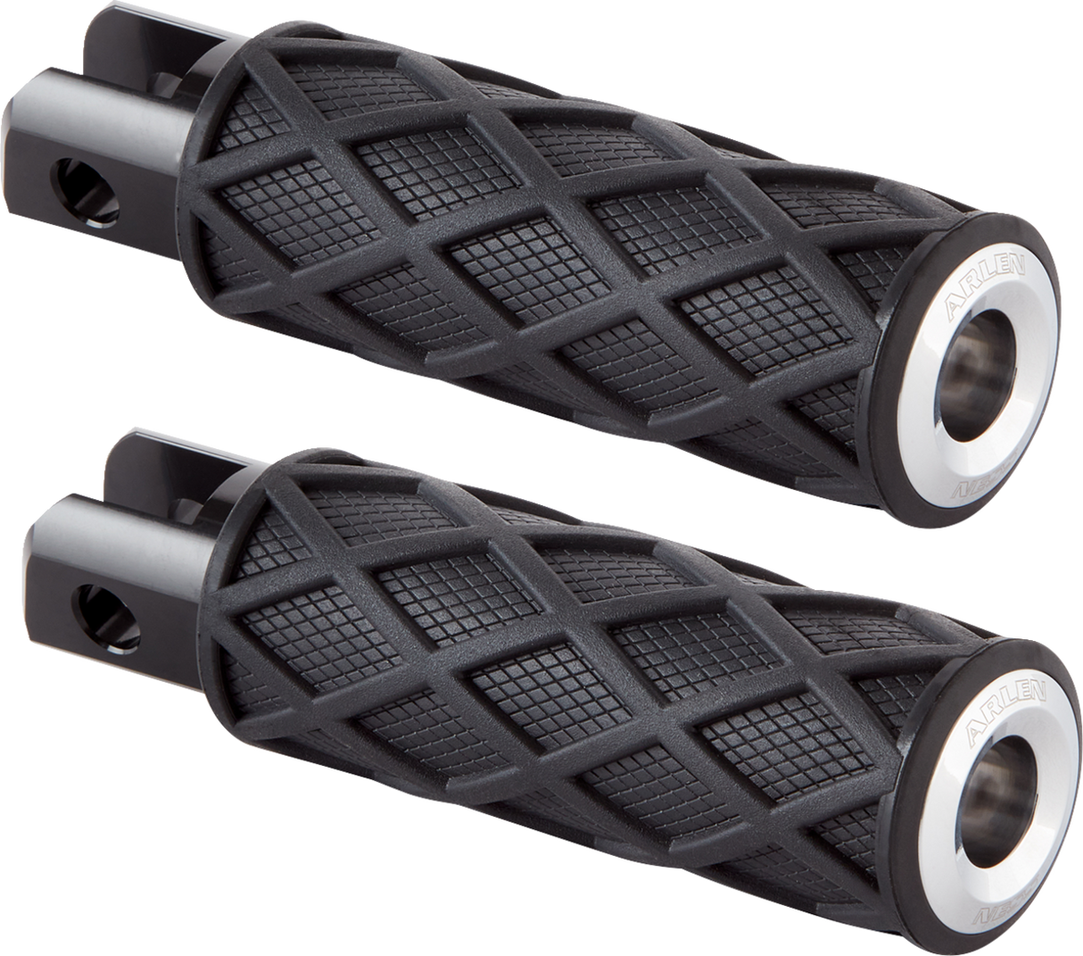 ARLEN NESS Diamond Foot Pegs - Driver - Chrome 400-052