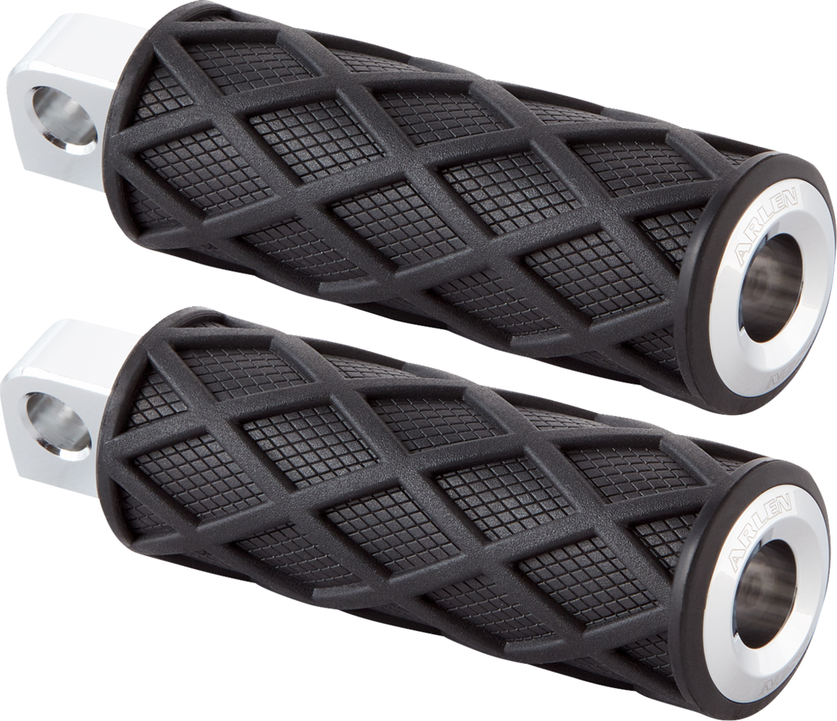 ARLEN NESS Diamond Foot Pegs - Passenger - Chrome 400-048