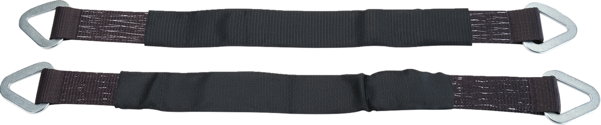 MOOSE OFFROAD Axle Straps - 2" x 30" - Black - Pair 3920-0522