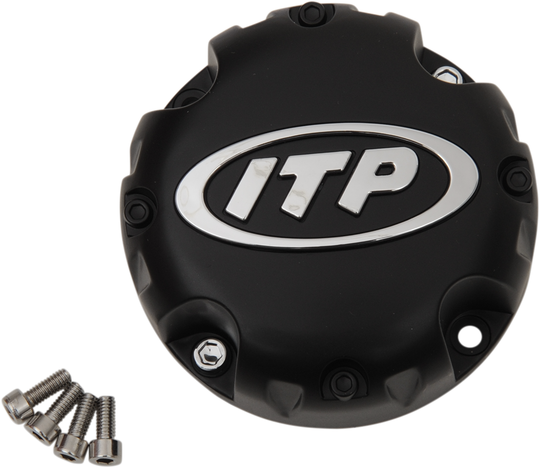 ITP Center Cap - Replacement/Wheel - Cyclone - Black B110CY