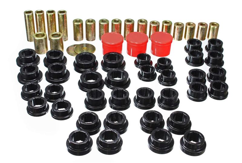 Energy Suspension 7.3122G Rear Control Arm Bushing Set for Nissan 350Z & Infiniti G35 - Black Polyurethane