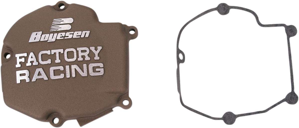 Boyesen Ignition Cover for Kawasaki KX125 - Magnesium - Part SC-11AM