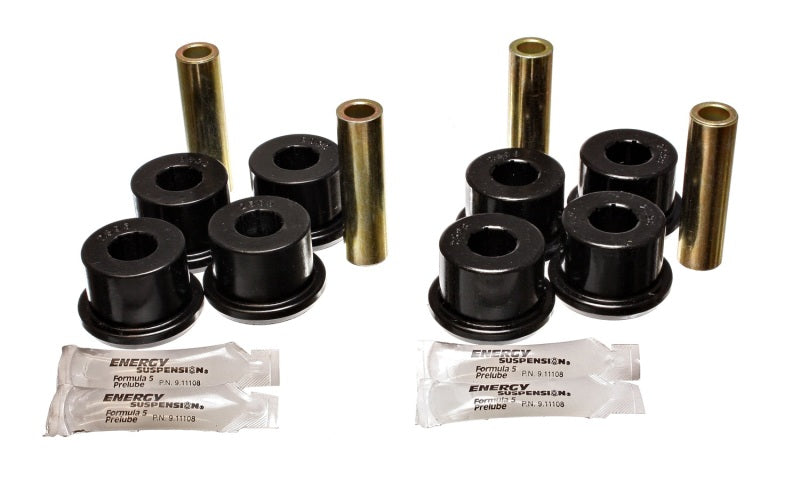 Energy Suspension 04-06 Pontiac GTO Rear Control Arm Bushing Set - Black Polyurethane for Improved Handling and Alignment