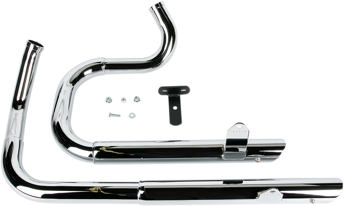 BASSANI XHAUST Pro Street Exhaust - Chrome - '86-'03 XL XL-325F