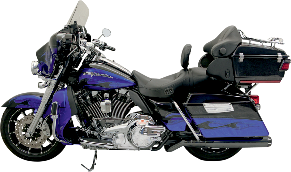 BASSANI XHAUST B1 Pseudo Muffler - Black - FL '09 - '16 1F59RB