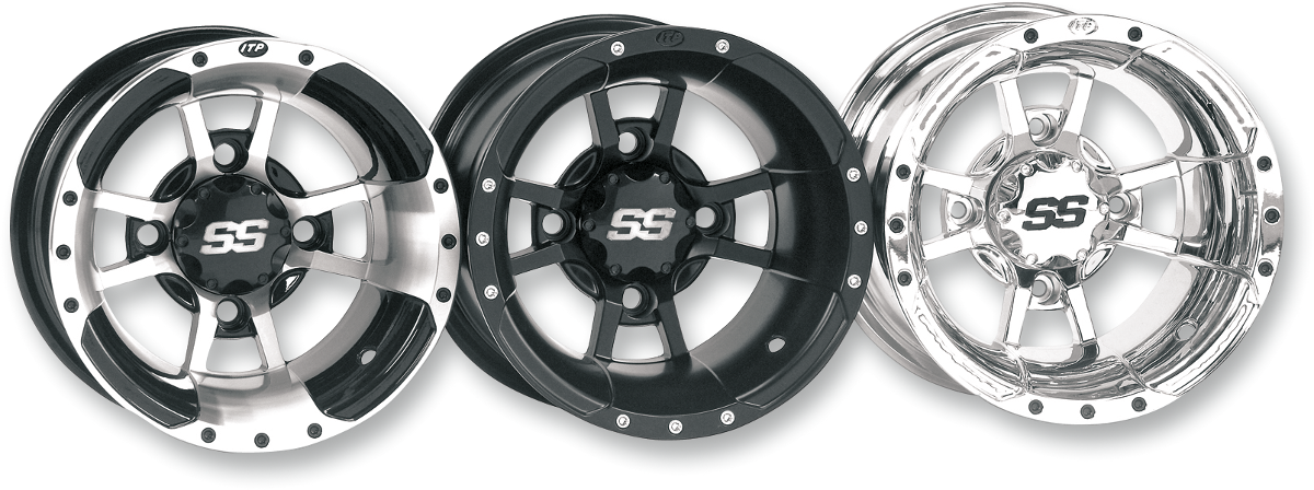 ITP Wheel - SS112 Sport - Front - Black - 10x5 - 4/144 - 3+2 1028334536B
