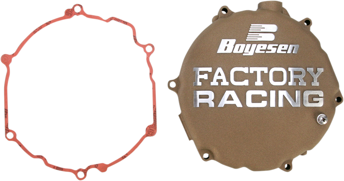 BOYESEN Magnesium Clutch Cover for Kawasaki CC-12CM – Lightweight Race Performance Enhancement