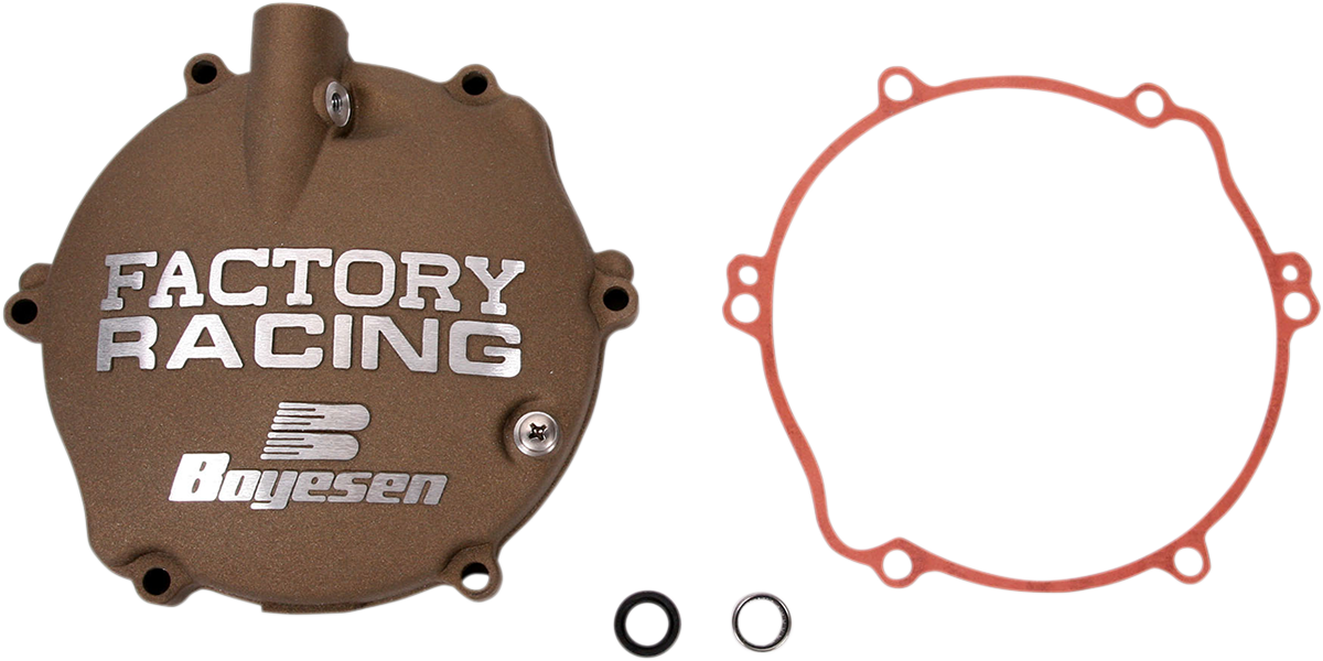 BOYESEN Magnesium Clutch Cover for Yamaha CC-31M - Lightweight Race Performance Enhancement