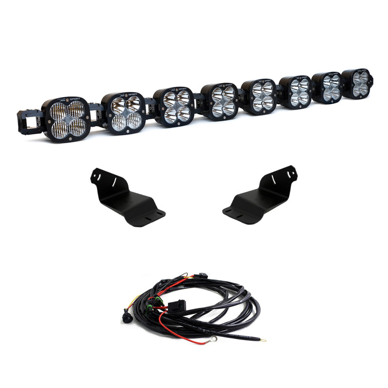 Baja Designs 2021+ Ford Bronco Roof Light Bar Kit 8 XL Linkable – Waterproof and All-Weather LED Lighting Solution