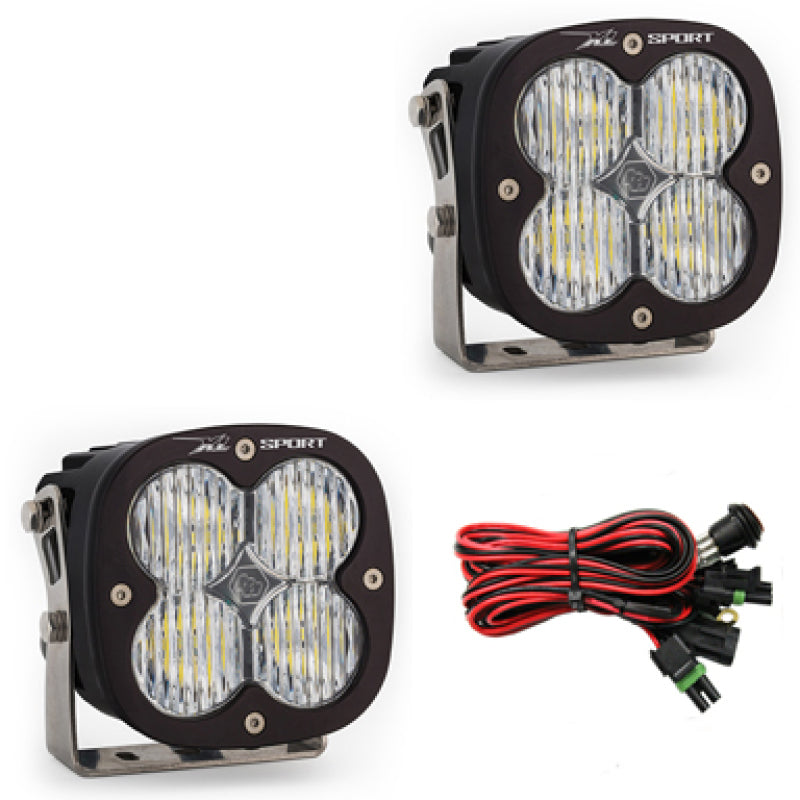 Baja Designs XL Sport Series Wide Cornering Pattern LED Light Pods with ClearView and uService Technology