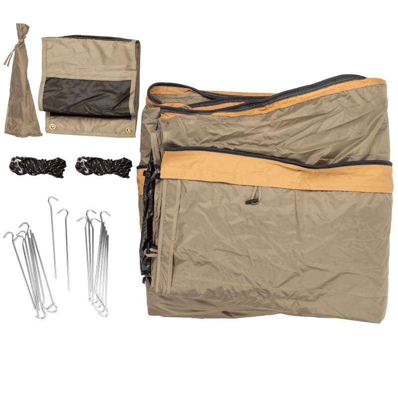 ARB Deluxe Awning Room with Floor for 8.2ft x 8.2ft Awnings - 98 x 98 Inches