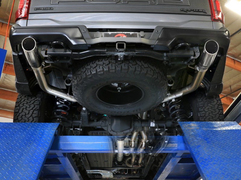 aFe Vulcan Series Cat-Back Exhaust System for Ford F-150 Raptor 2021-2024 V6 3.5L / V8 - Part #49-33151-P