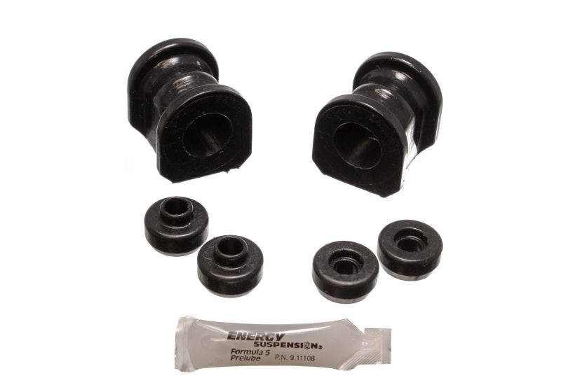 Energy Suspension 7.5123G Front Sway Bar Bushing Set for Nissan 240SX (1989-1994) with 25mm Diameter - Black