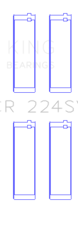 King Engine Bearings BMW S65B40A/S85B50A Connecting Rod Bearing Set - Size +0.25mm (COMES IN PAIRS)