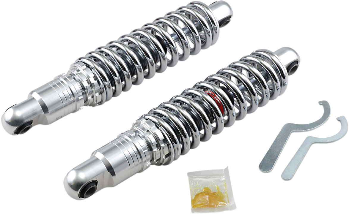 Drag Specialties Shocks Premium Ride-Height Adjustable 13-Inch Heavy Duty Chrome C16-0157H for Harley-Davidson Touring and Softail Models