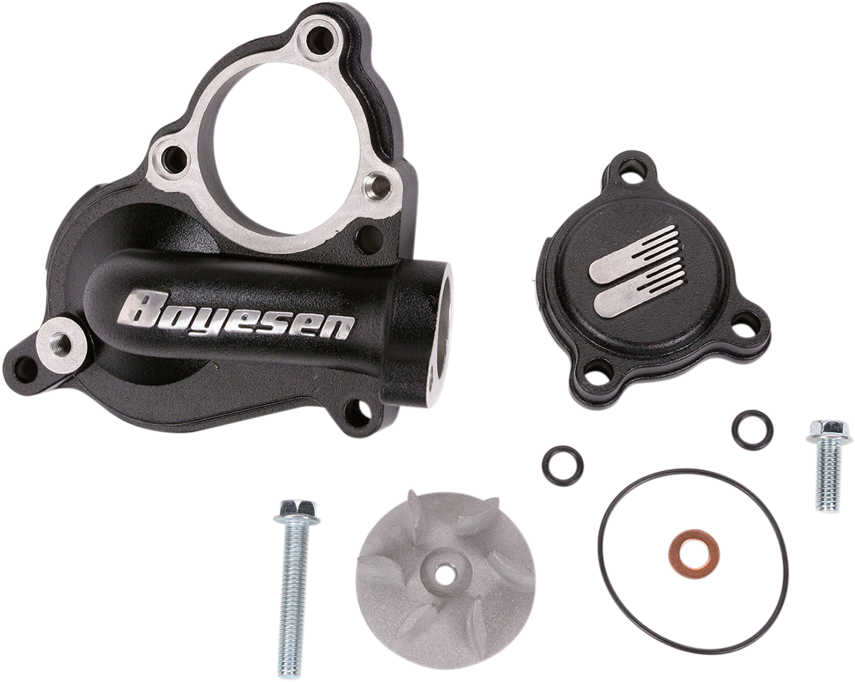 Boyesen WPK-17B Aluminum Water Pump Cover and Impeller Kit for Kawasaki and Suzuki Engines