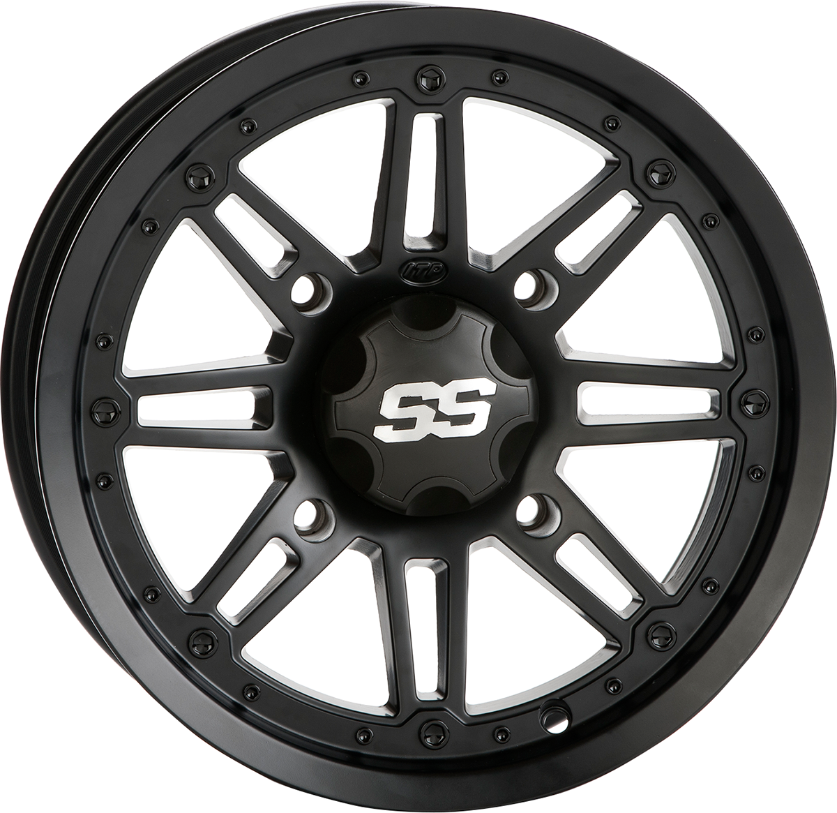 ITP Wheel - SS316 - Front/Rear - Machined Black - 14x7 - 4/156 - 5+2 1428562536B