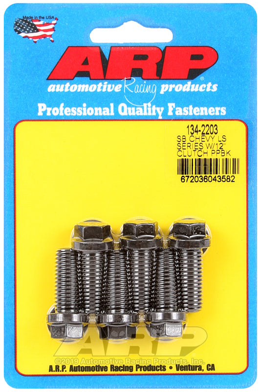 ARP LS Pressure Plate Bolt Kit with 12-inch Pressure Plate for GM LS Engines