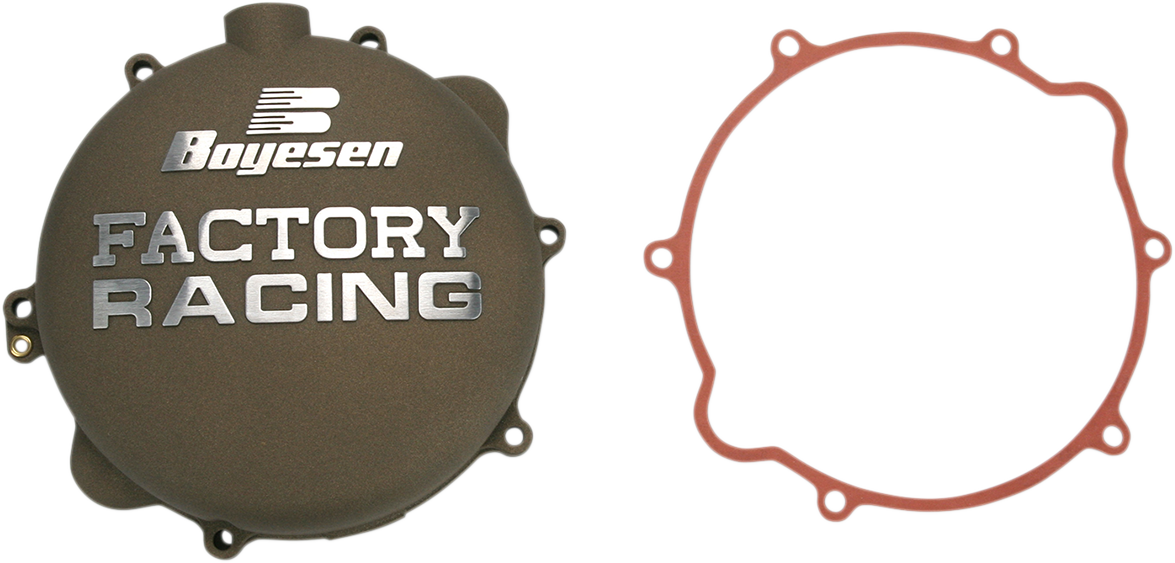 BOYESEN Clutch Cover - Magnesium for KTM Models CC-42M with Race Performance Look