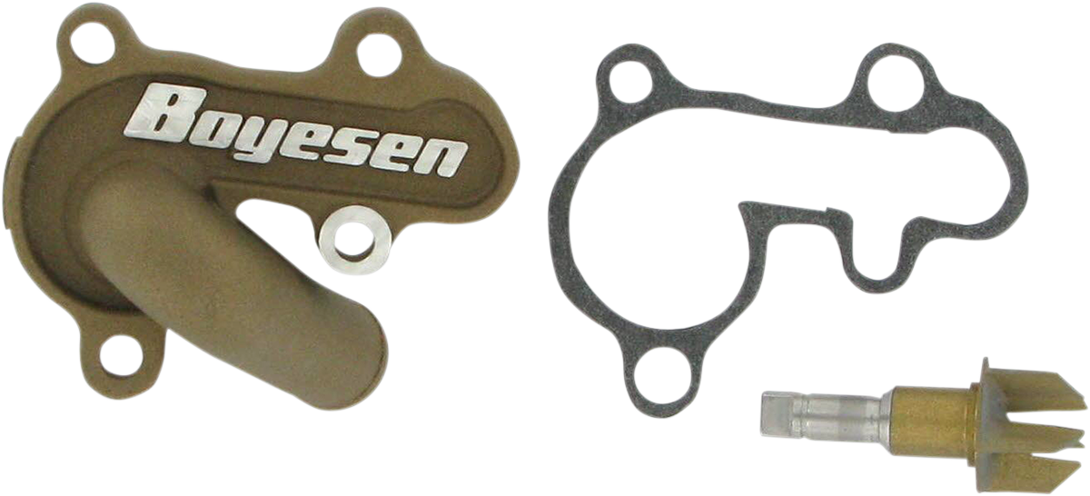 BOYESEN Magnesium Water Pump Cover and Impeller Kit for Suzuki WPK-20M Engines with Improved Cooling Performance