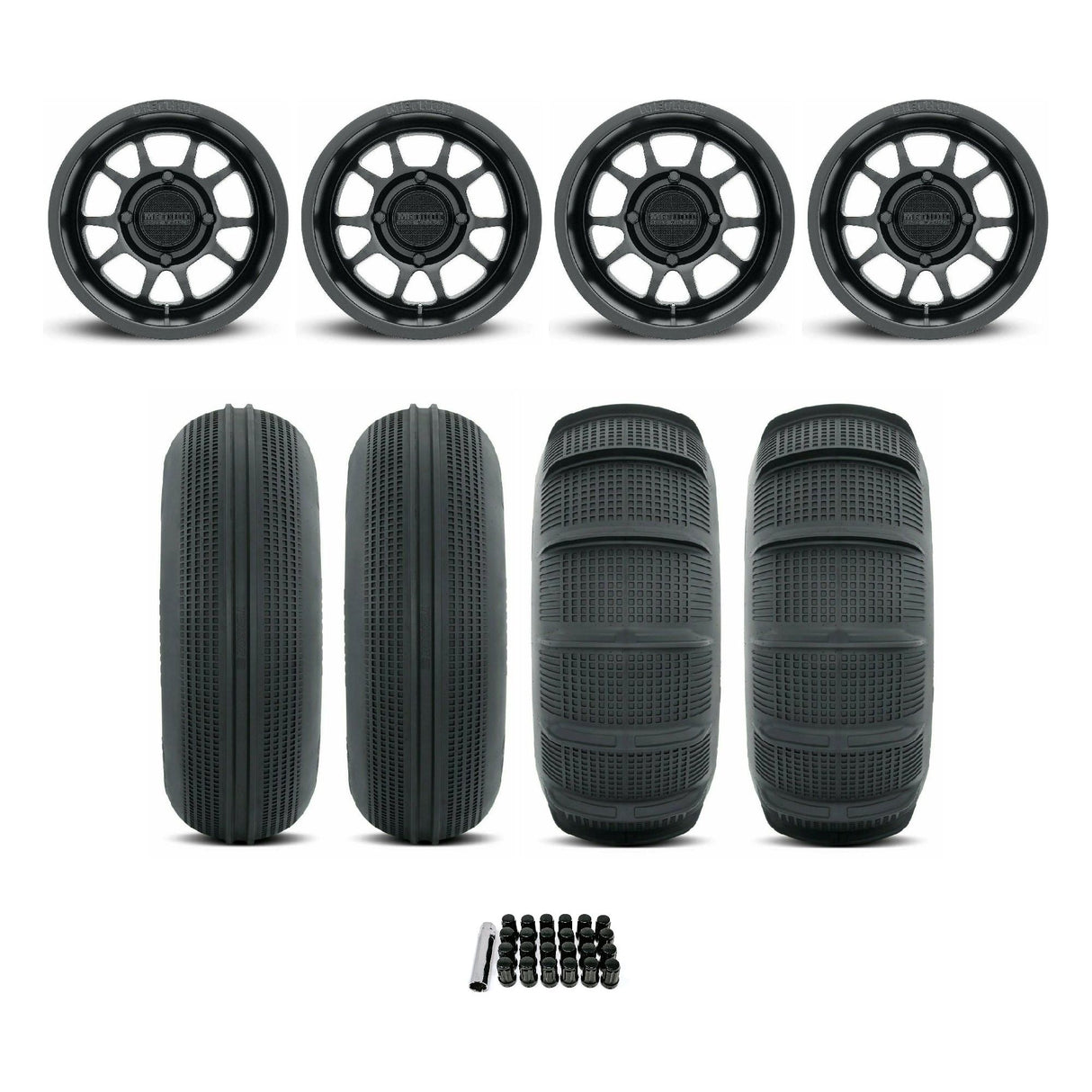 Can Am Maverick R 409 Bead Grip Wheel / Sand Series Tire Package