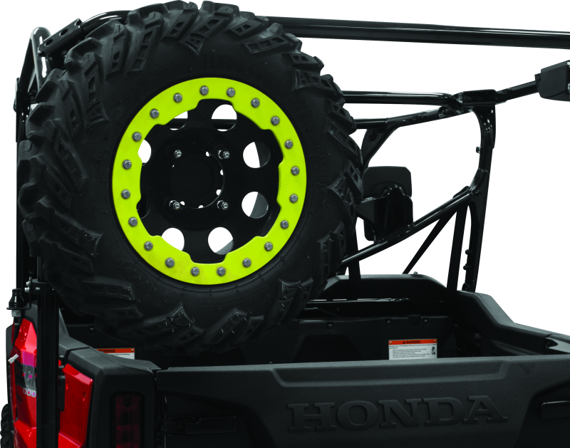 DragonFire Racing Spare Tire Carrier - 1.75-inch Clamp for Polaris and Off-Road Vehicles