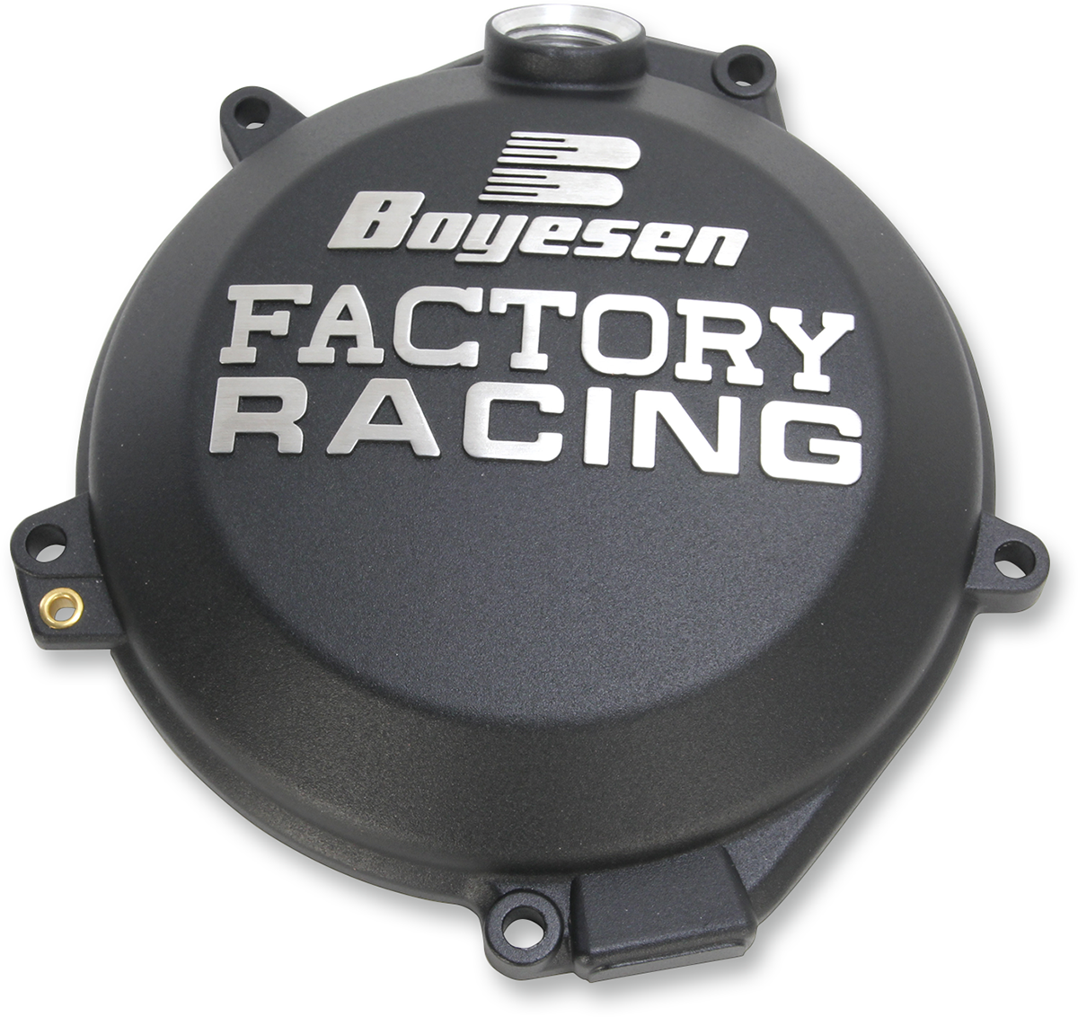 BOYESEN CC-44CB Black Clutch Cover for Gas Gas, Husqvarna, KTM – Enhanced Race Performance and Durability