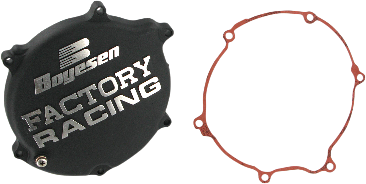 BOYESEN Kawasaki CC-11AB Clutch Cover - Black | Lightweight Performance Protection for Kawasaki Motorcycles