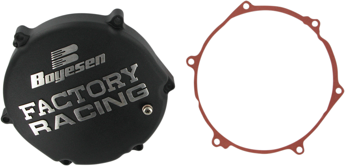 BOYESEN Clutch Cover for Kawasaki CC-12AB - Black Performance Upgrade