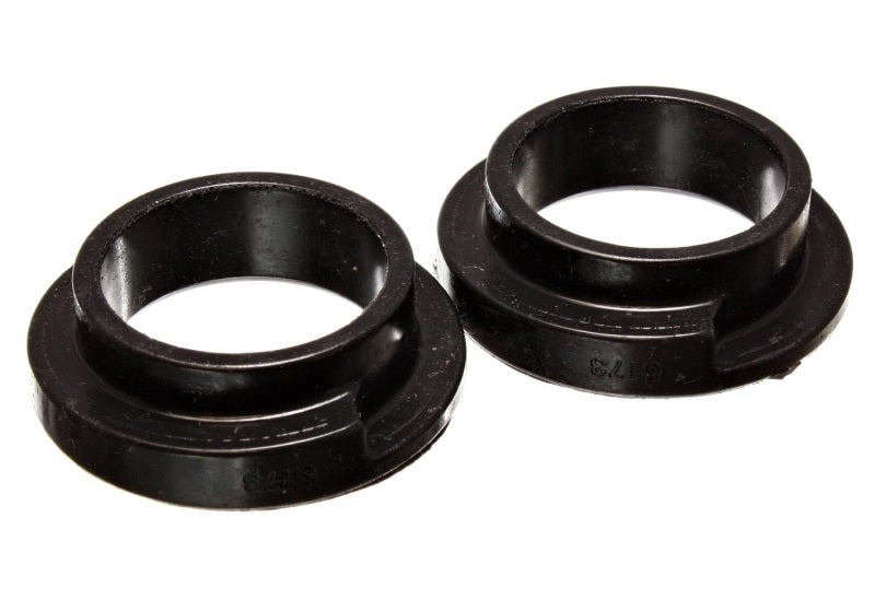 Energy Suspension Hyper-Flex Coil Spring Isolators Set for Passenger Vehicles - 2 1/8 inch ID, 2 1/2 inch OD, 5/8 inch Riser Height