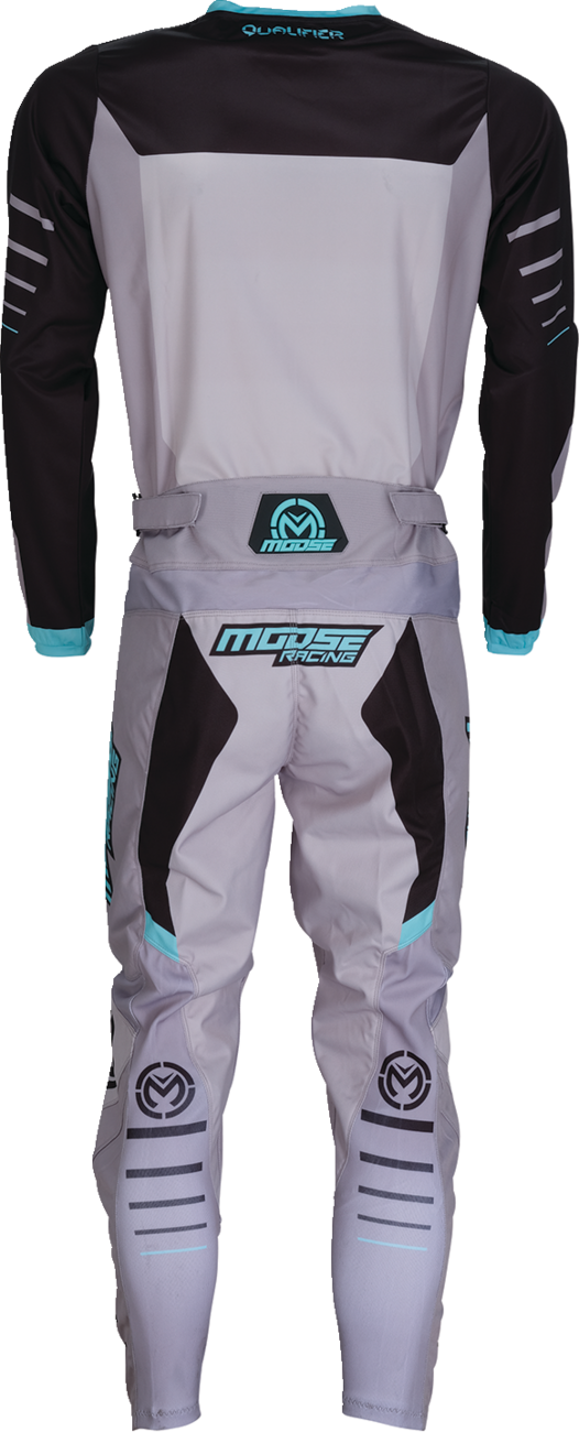 MOOSE OFFROAD Qualifier® Pants - Gray/Teal - US 40 2901-11828