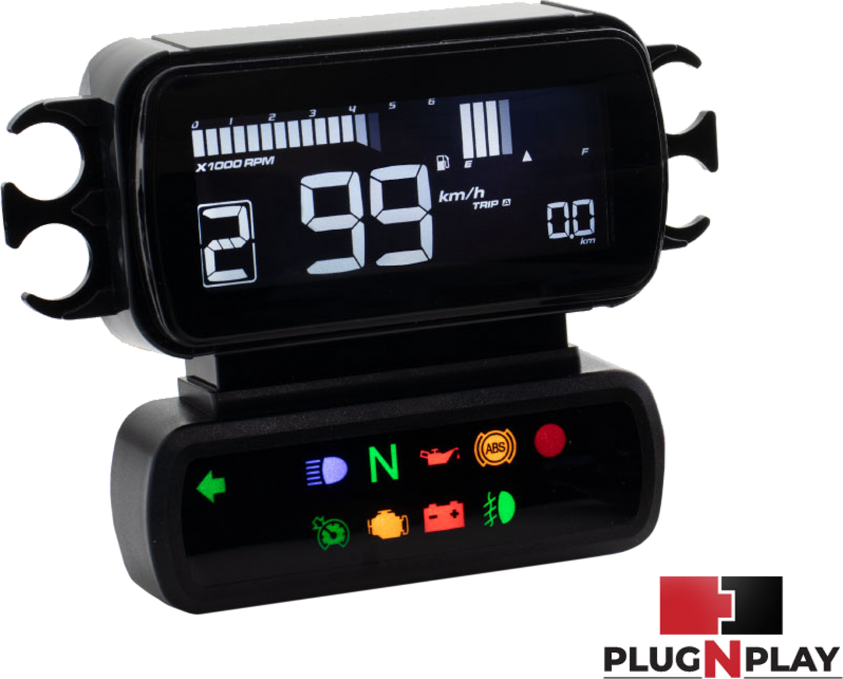 KOSO BA080000 LCD HUD Gauge for Harley Davidson FXBB Softail Street Bob (2018-2022)