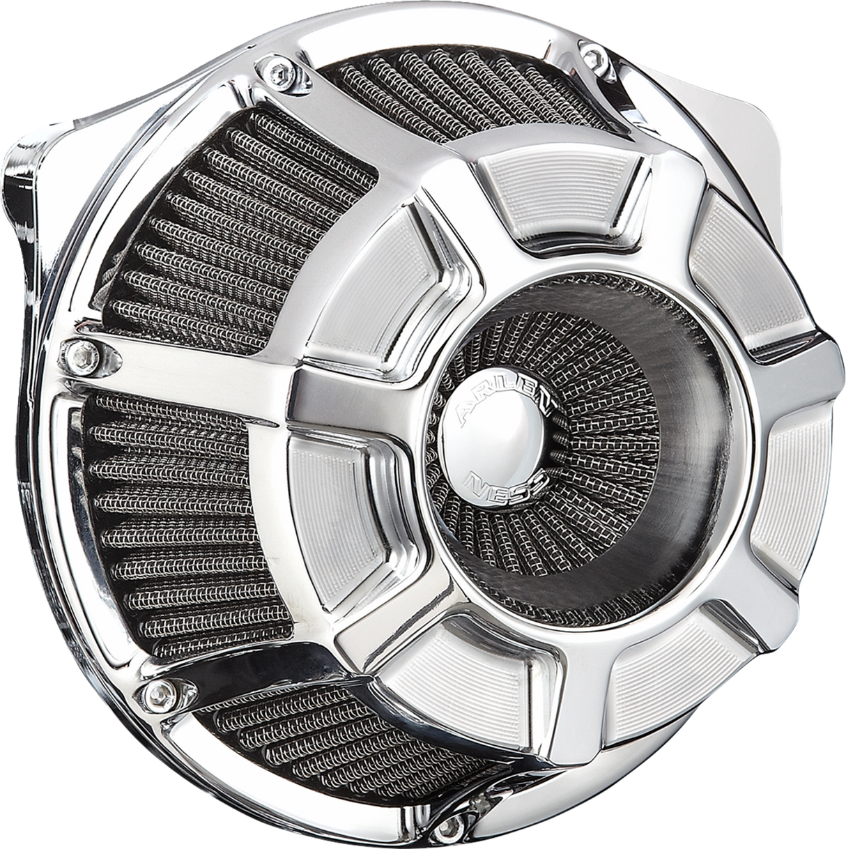ARLEN NESS Inverted Series Air Cleaner Kit - Beveled - Chrome 600-226