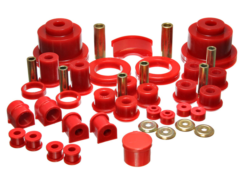 Energy Suspension Hyper-Flex Master Bushing Set for 2004-2006 Pontiac GTO - Red Polyurethane Performance Upgrade
