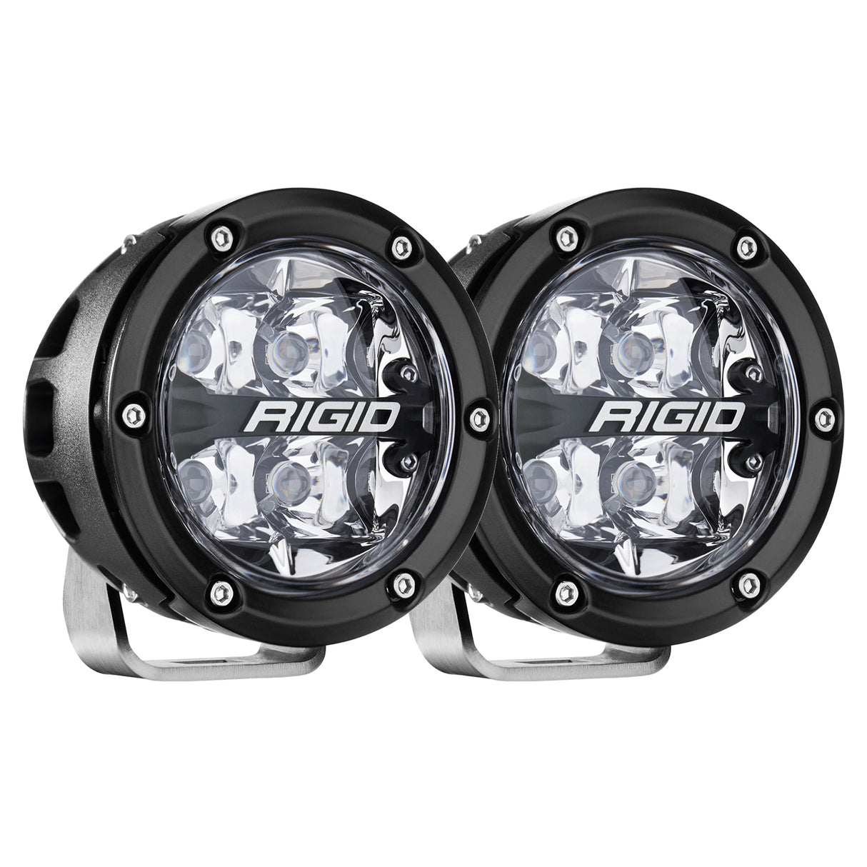 RIGID 360 Series 4-Inch Spot RGB/2 RGBW Light Covers for Jeep Wrangler, Ford F-150, Chevrolet Silverado
