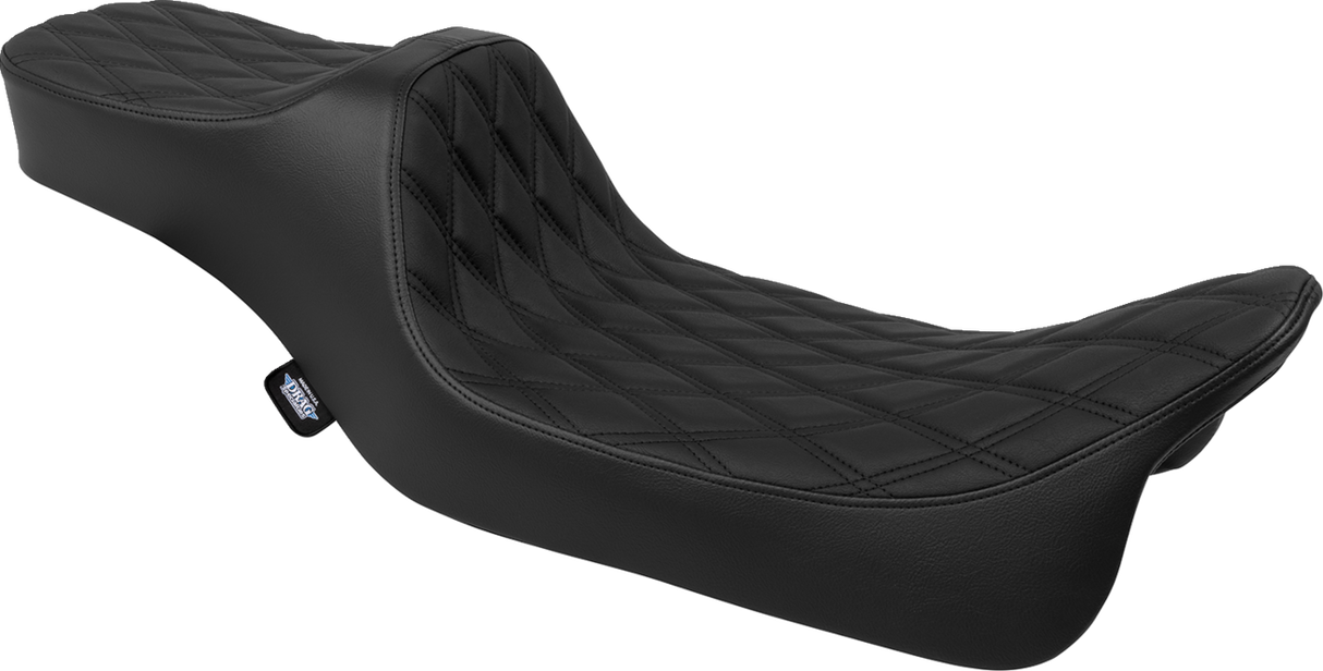 Drag Specialties Seats Predator III Extended Reach Seat for Harley FLH/FLT 2008-2024 | Model 4687A