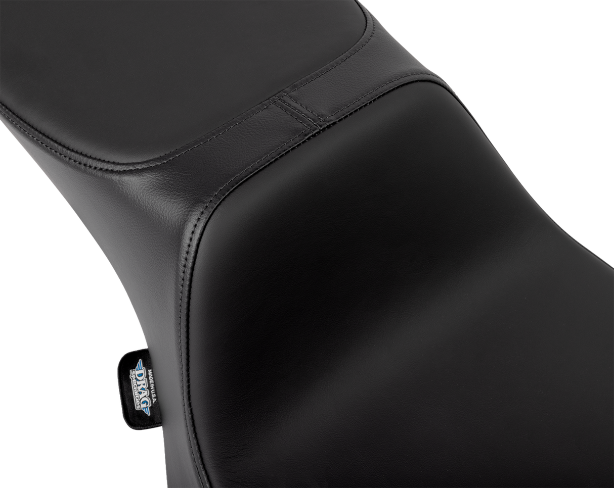 Drag Specialties Seats Performance Predator 2-Up Seat with Extended Reach for Harley FLHX/FLTR 2023-2024 - Solar Leather
