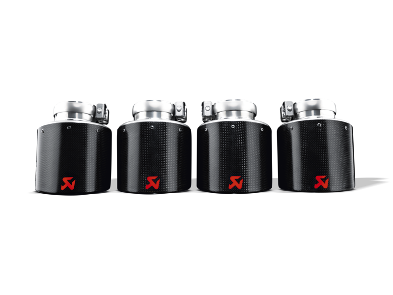 Akrapovic Carbon Tail Pipe Set for Chevrolet Corvette ZO6/ZR1 (C6) 2006-2013