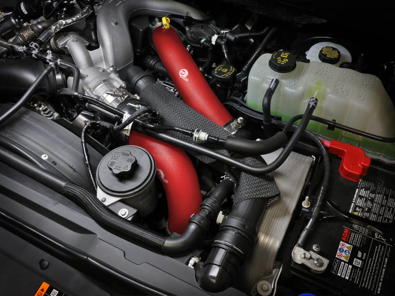 aFe BladeRunner Aluminum Hot and Cold Charge Pipe Kit for 2023 Ford F-250 and F-350 Super Duty V8-6.7L Diesel Trucks