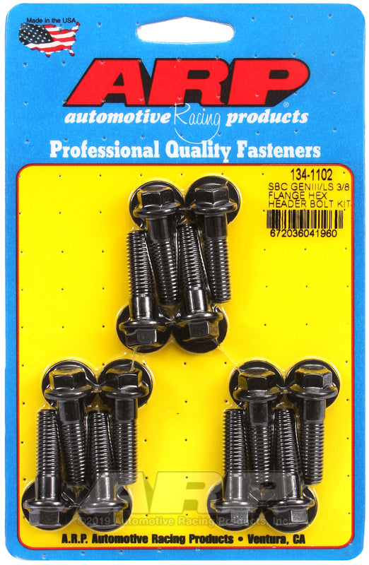 ARP Chevy LS 3/8 Inch Flange Hex Header Bolt Kit for GM LS Engines