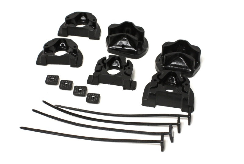 Energy Suspension 16.1105G Black Polyurethane Motor Mount Inserts for Honda Civic 1994-1995 and Del Sol 1993-1997